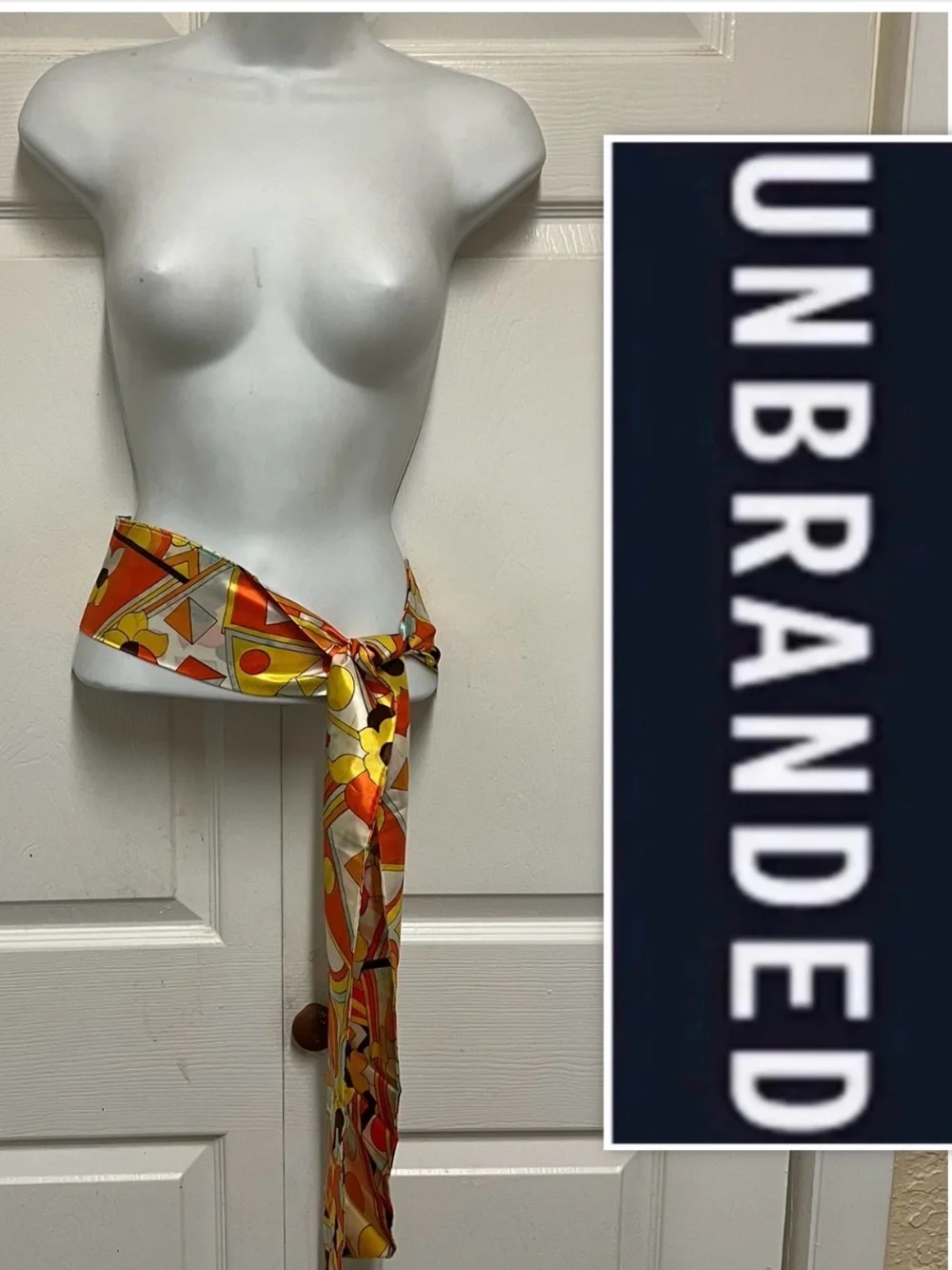 UNBRANDED Geometric Style Sash Scarf
